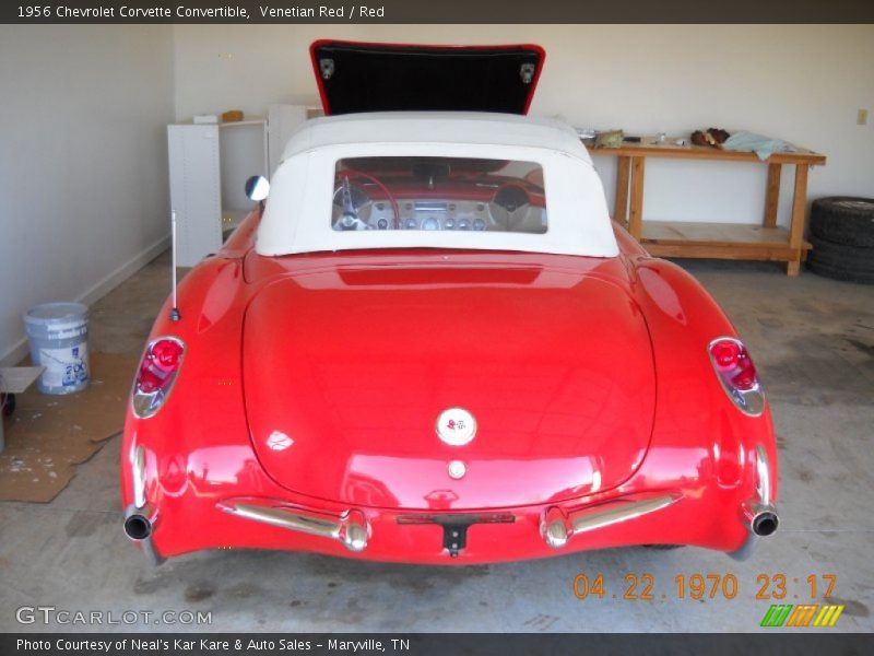 Venetian Red / Red 1956 Chevrolet Corvette Convertible