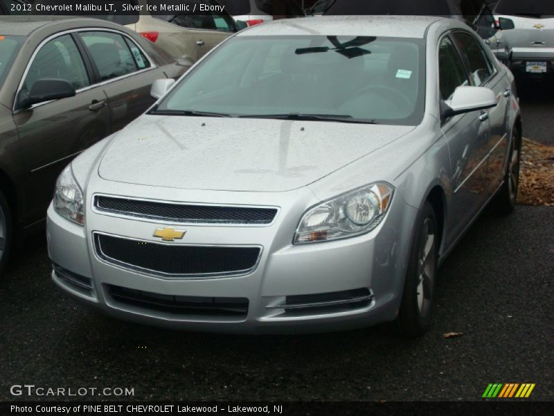 Silver Ice Metallic / Ebony 2012 Chevrolet Malibu LT