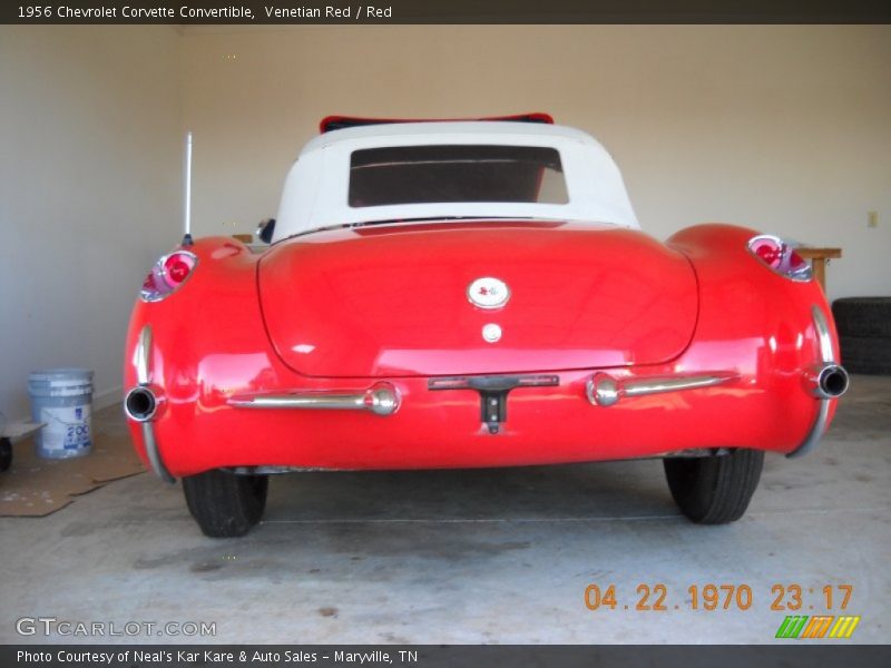  1956 Corvette Convertible Venetian Red