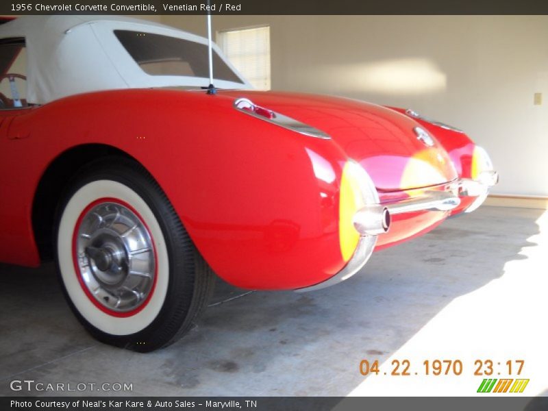 Venetian Red / Red 1956 Chevrolet Corvette Convertible