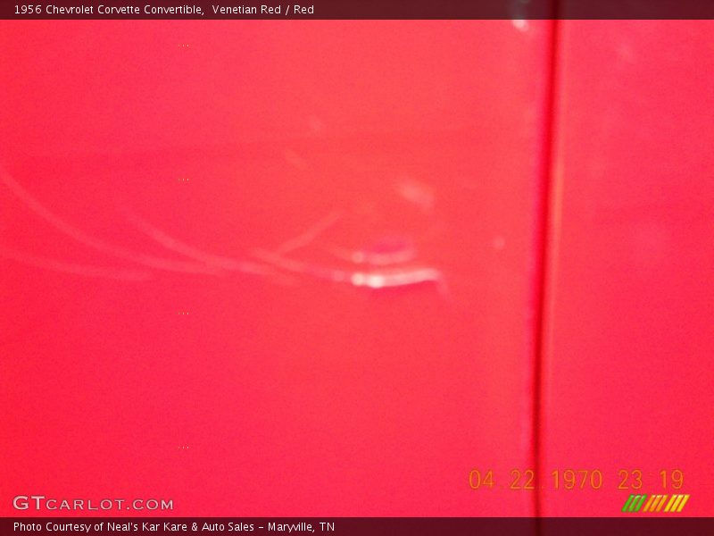 Venetian Red / Red 1956 Chevrolet Corvette Convertible