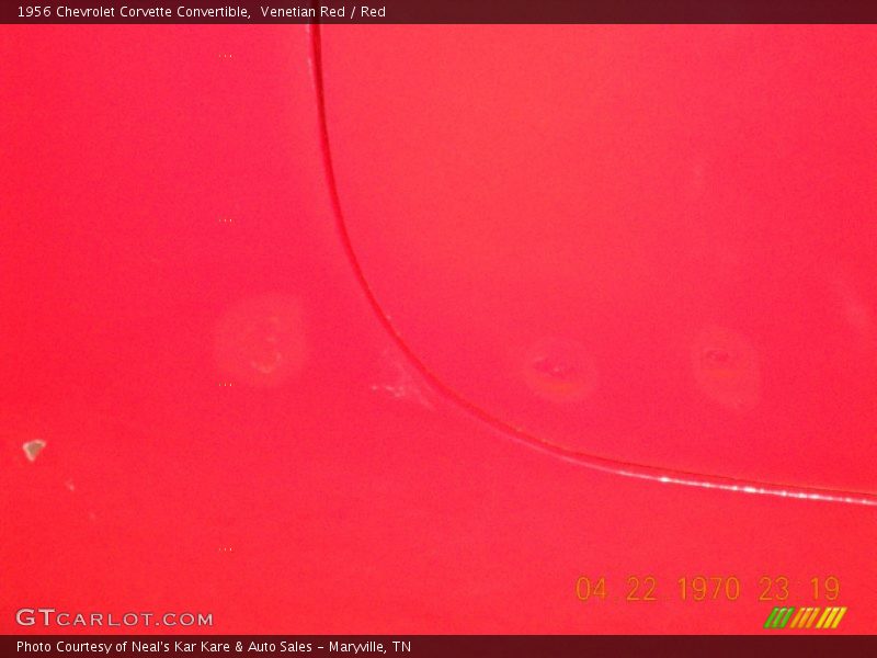 Venetian Red / Red 1956 Chevrolet Corvette Convertible
