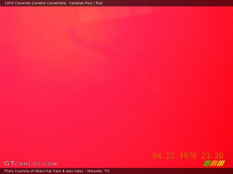 Venetian Red / Red 1956 Chevrolet Corvette Convertible