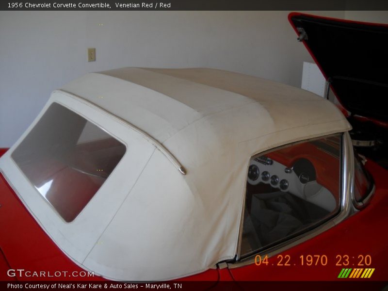 Venetian Red / Red 1956 Chevrolet Corvette Convertible