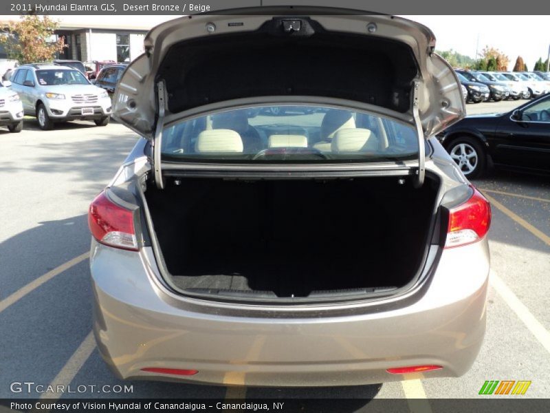 Desert Bronze / Beige 2011 Hyundai Elantra GLS