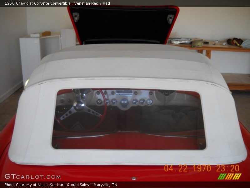 Venetian Red / Red 1956 Chevrolet Corvette Convertible
