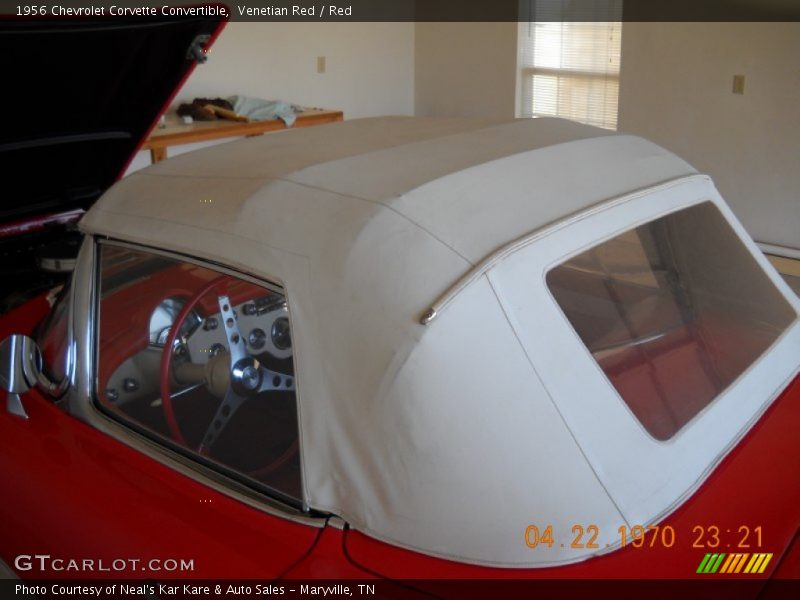 Venetian Red / Red 1956 Chevrolet Corvette Convertible