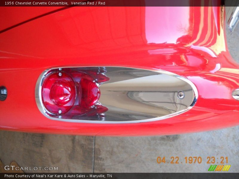 Venetian Red / Red 1956 Chevrolet Corvette Convertible
