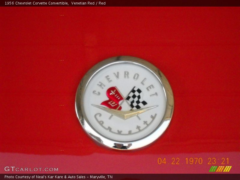 Venetian Red / Red 1956 Chevrolet Corvette Convertible