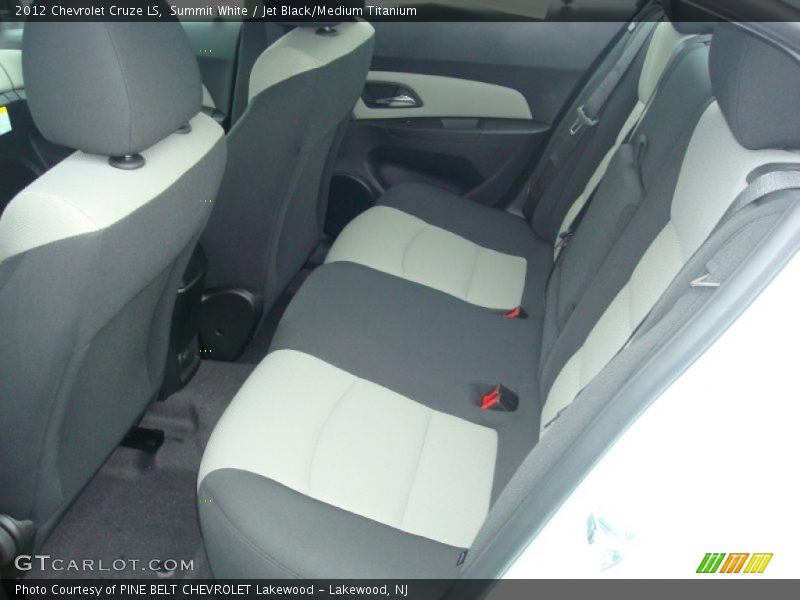 Summit White / Jet Black/Medium Titanium 2012 Chevrolet Cruze LS
