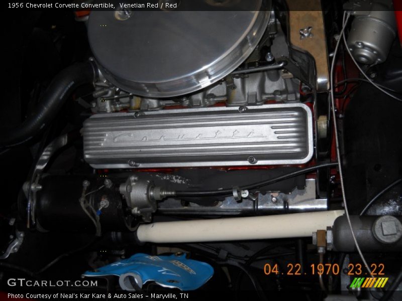  1956 Corvette Convertible Engine - 265 cid 2x4bbl OHV 16-Valve V8