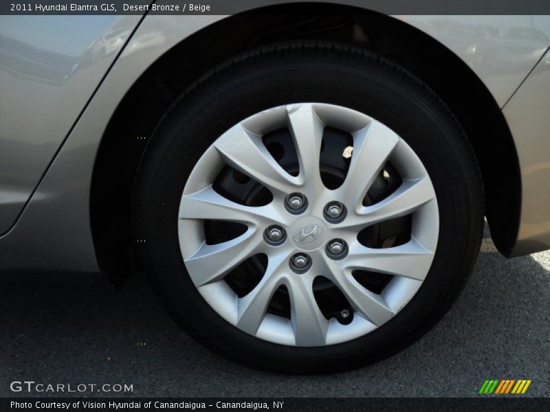 Desert Bronze / Beige 2011 Hyundai Elantra GLS