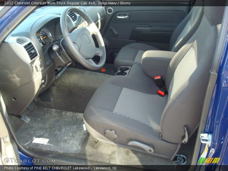 Deep Navy / Ebony 2012 Chevrolet Colorado Work Truck Regular Cab 4x4