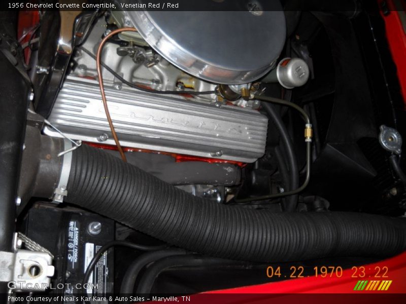  1956 Corvette Convertible Engine - 265 cid 2x4bbl OHV 16-Valve V8