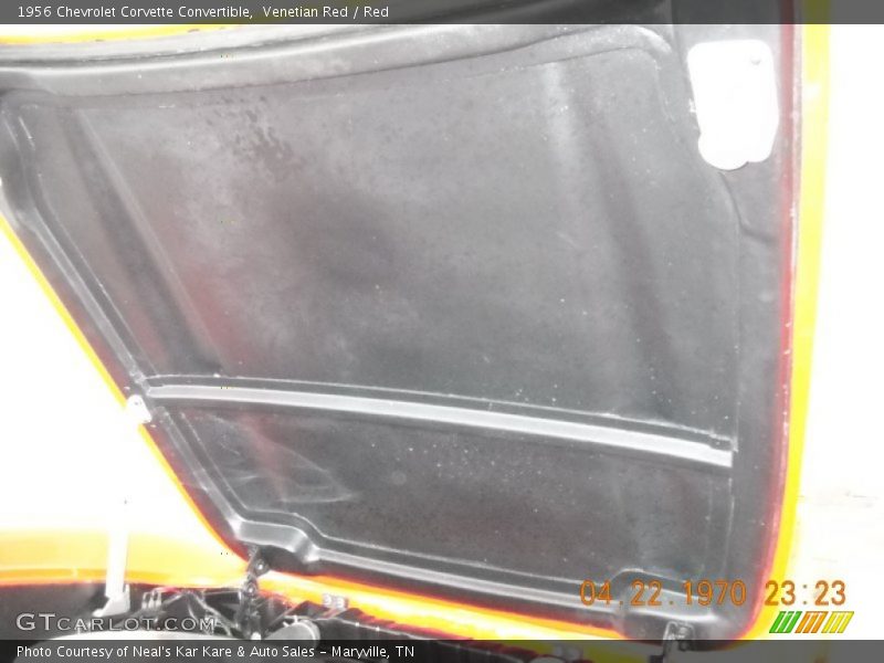 Venetian Red / Red 1956 Chevrolet Corvette Convertible