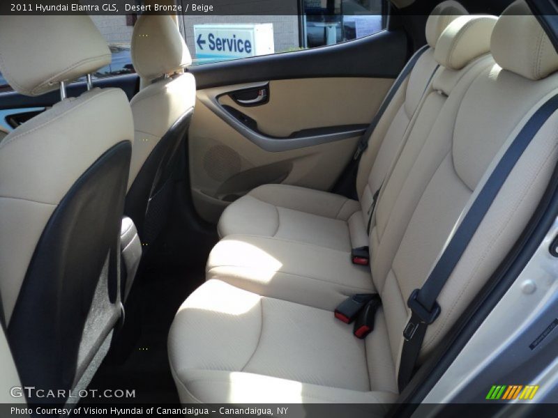 Desert Bronze / Beige 2011 Hyundai Elantra GLS