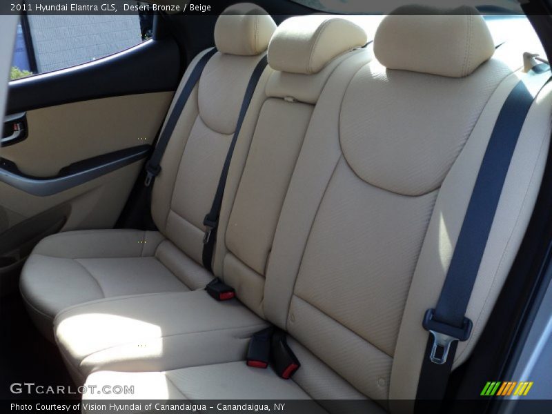 Desert Bronze / Beige 2011 Hyundai Elantra GLS