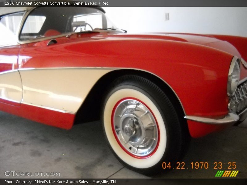 Venetian Red / Red 1956 Chevrolet Corvette Convertible