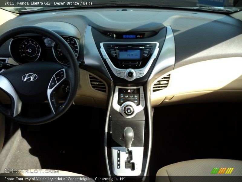 Desert Bronze / Beige 2011 Hyundai Elantra GLS