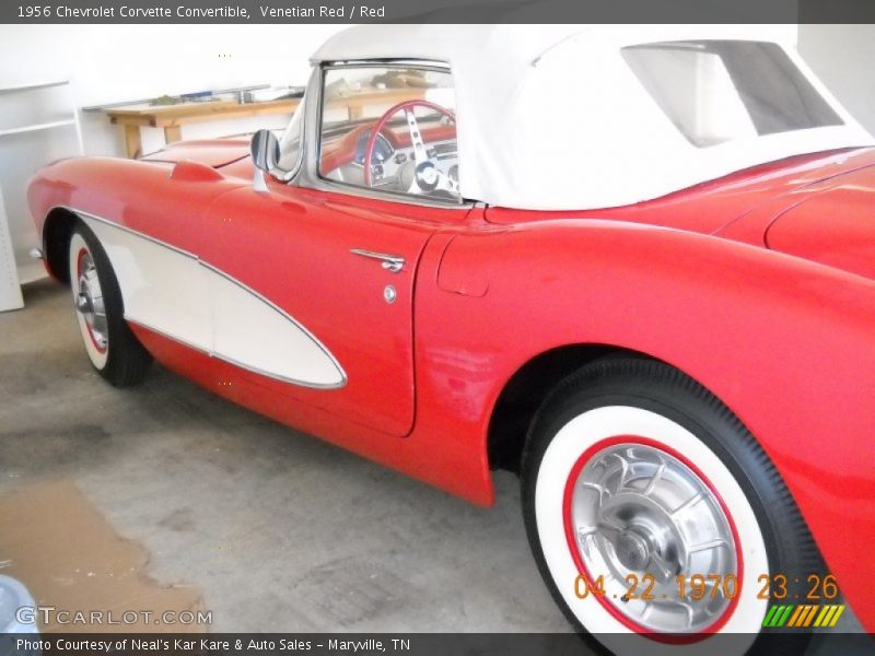 Venetian Red / Red 1956 Chevrolet Corvette Convertible