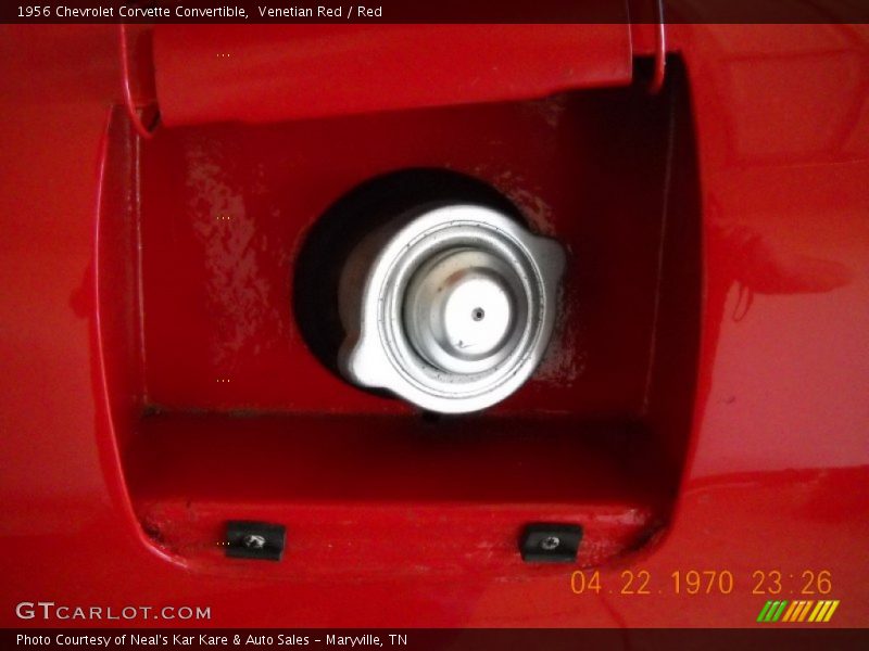 Venetian Red / Red 1956 Chevrolet Corvette Convertible