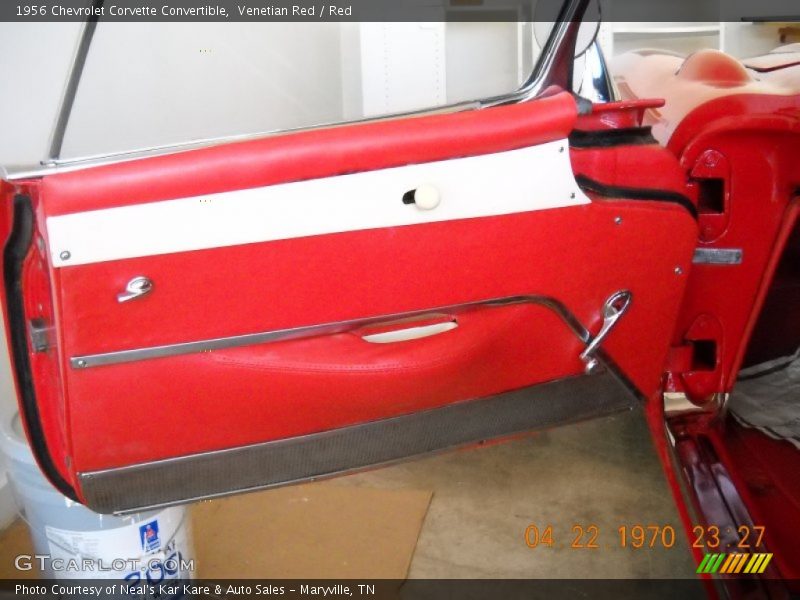 Venetian Red / Red 1956 Chevrolet Corvette Convertible