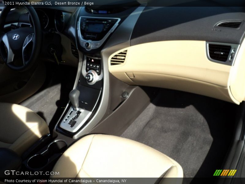 Desert Bronze / Beige 2011 Hyundai Elantra GLS