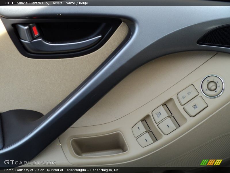 Desert Bronze / Beige 2011 Hyundai Elantra GLS