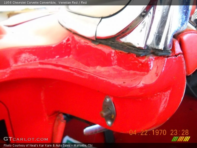 Venetian Red / Red 1956 Chevrolet Corvette Convertible