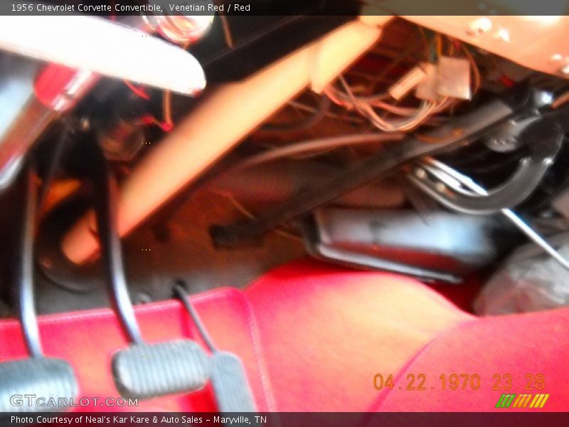 Venetian Red / Red 1956 Chevrolet Corvette Convertible