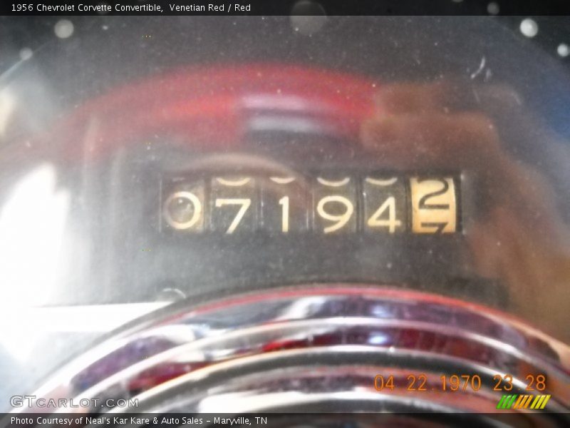 Venetian Red / Red 1956 Chevrolet Corvette Convertible