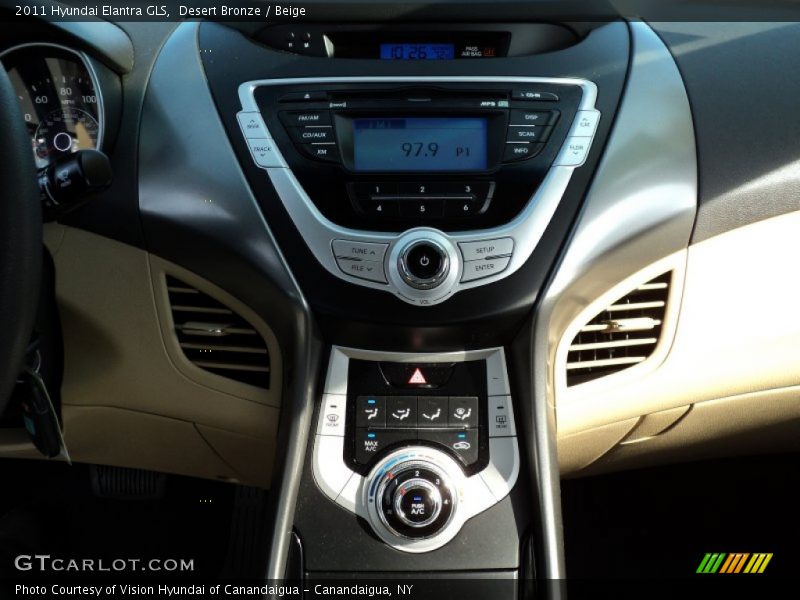 Desert Bronze / Beige 2011 Hyundai Elantra GLS