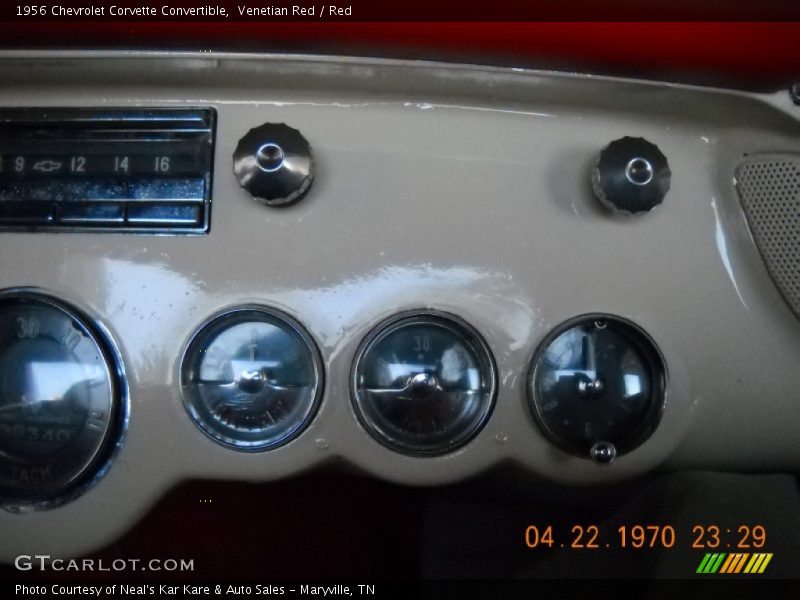  1956 Corvette Convertible Convertible Gauges