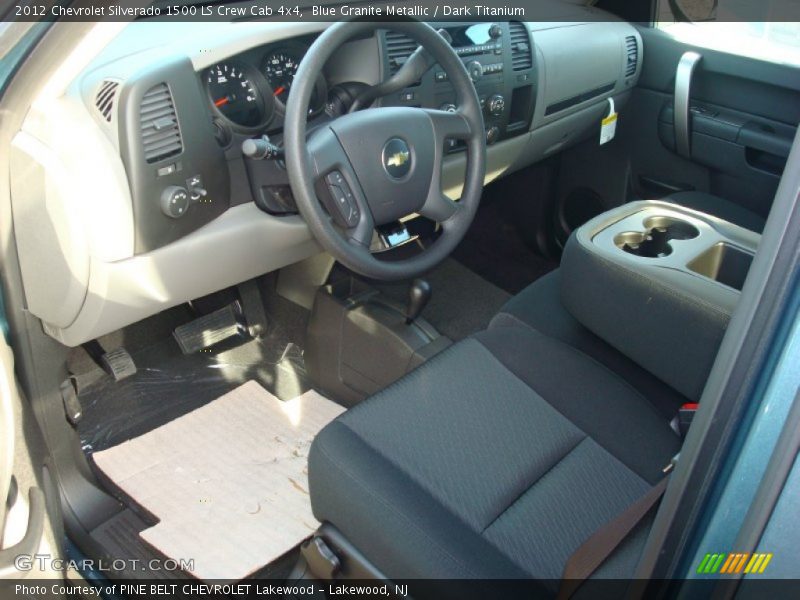 Blue Granite Metallic / Dark Titanium 2012 Chevrolet Silverado 1500 LS Crew Cab 4x4