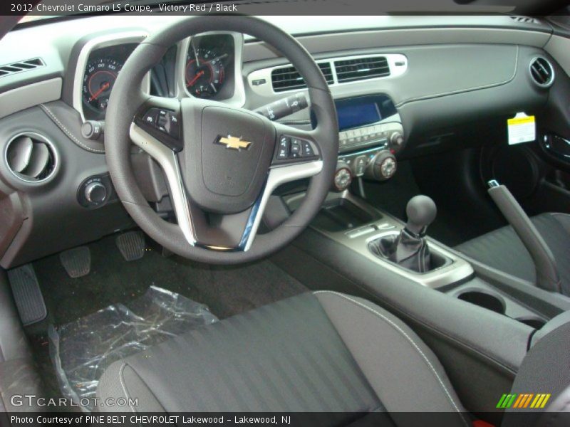 Black Interior - 2012 Camaro LS Coupe 