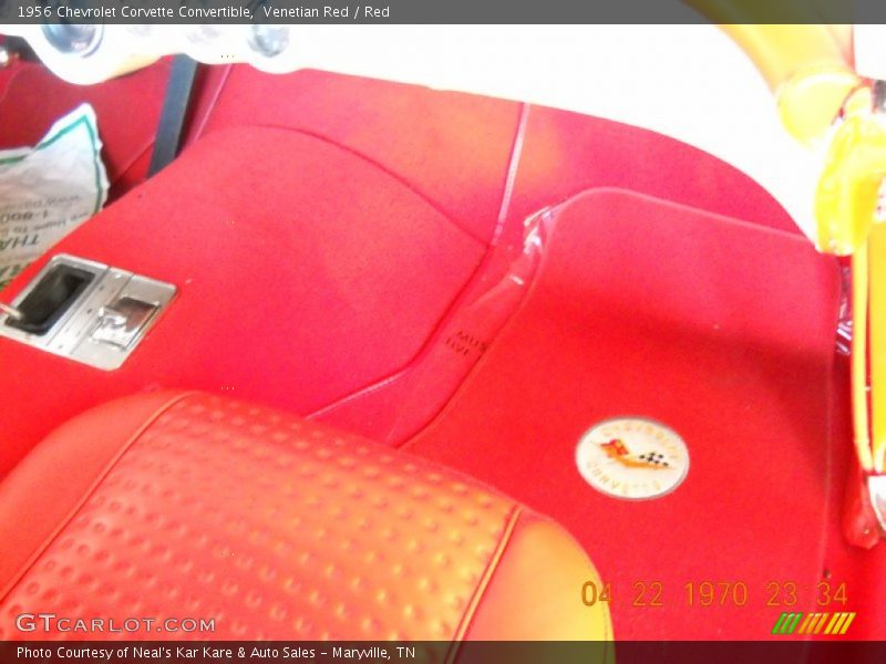 Venetian Red / Red 1956 Chevrolet Corvette Convertible