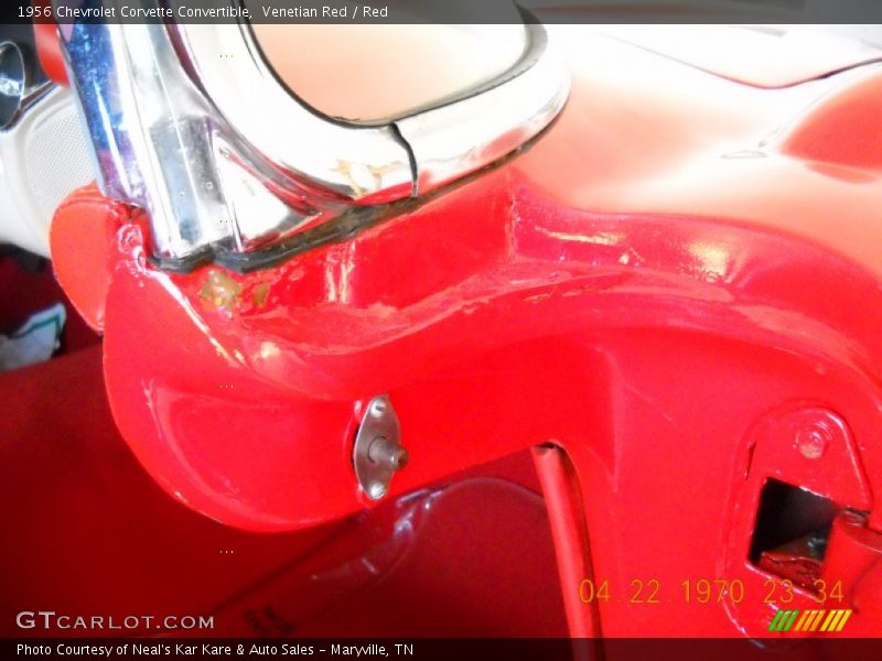 Venetian Red / Red 1956 Chevrolet Corvette Convertible