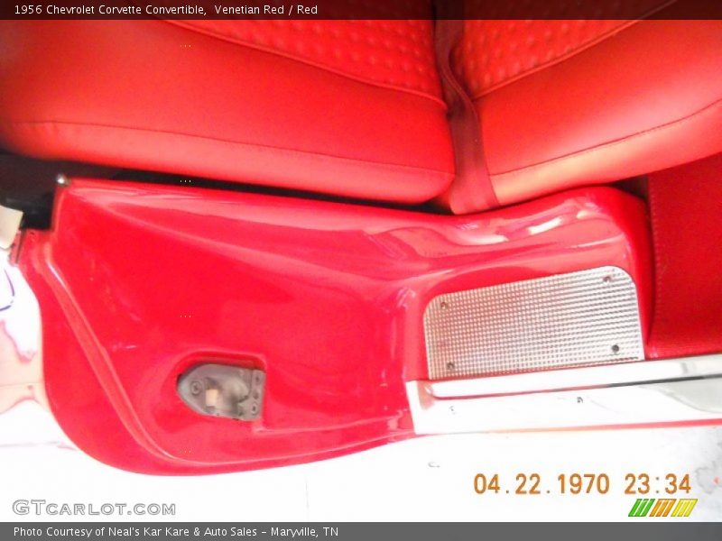 Venetian Red / Red 1956 Chevrolet Corvette Convertible