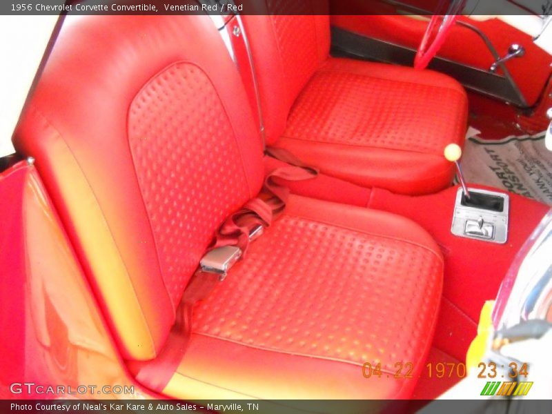 1956 Corvette Convertible Red Interior