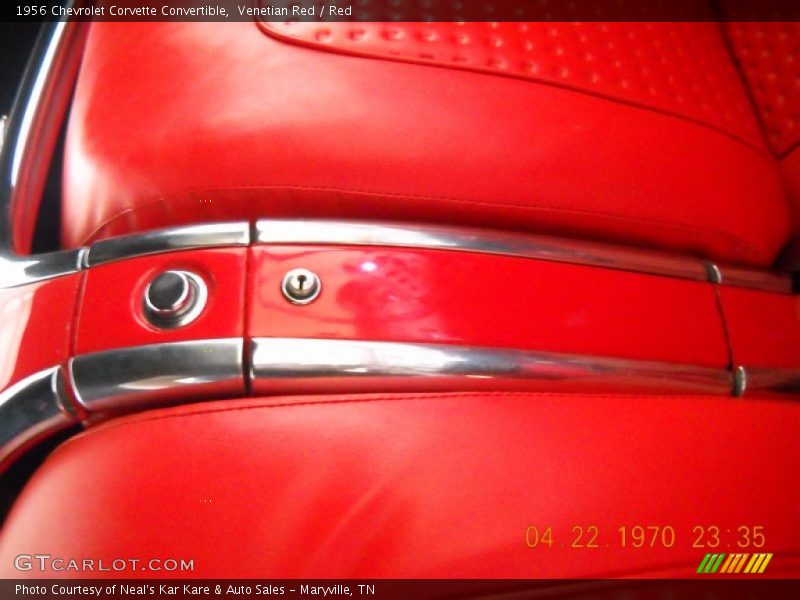 Venetian Red / Red 1956 Chevrolet Corvette Convertible