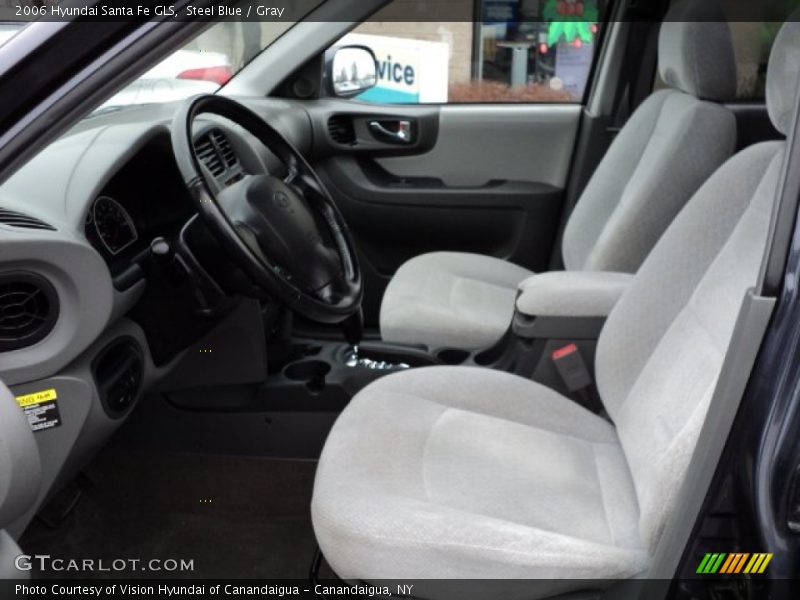 Steel Blue / Gray 2006 Hyundai Santa Fe GLS