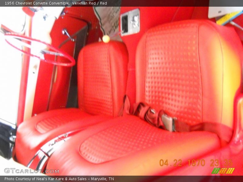Venetian Red / Red 1956 Chevrolet Corvette Convertible