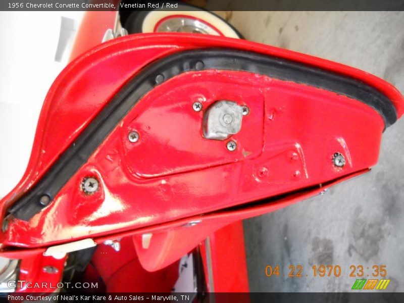 Venetian Red / Red 1956 Chevrolet Corvette Convertible