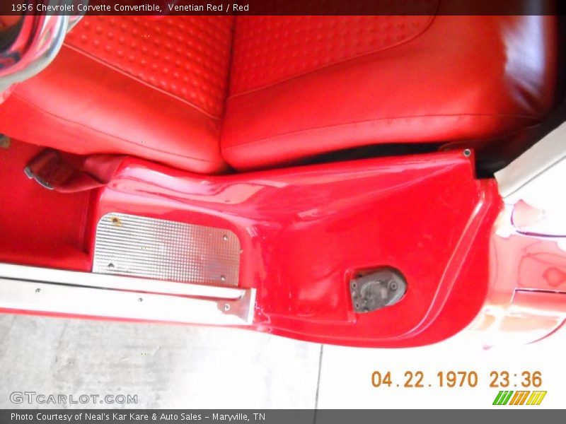 Venetian Red / Red 1956 Chevrolet Corvette Convertible