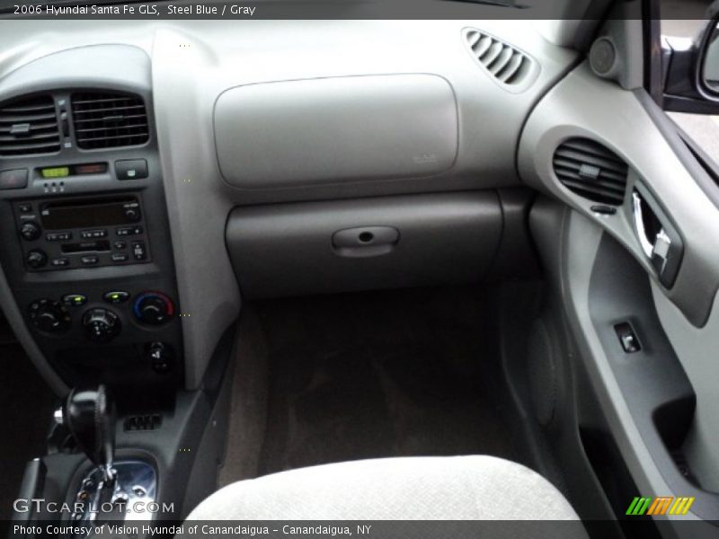 Steel Blue / Gray 2006 Hyundai Santa Fe GLS