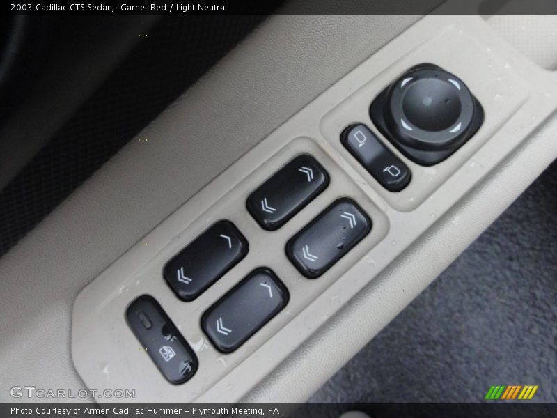 Garnet Red / Light Neutral 2003 Cadillac CTS Sedan