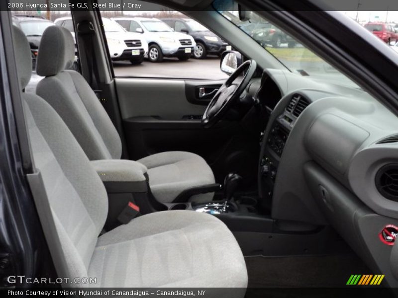 Steel Blue / Gray 2006 Hyundai Santa Fe GLS