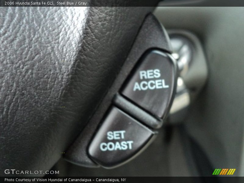 Steel Blue / Gray 2006 Hyundai Santa Fe GLS