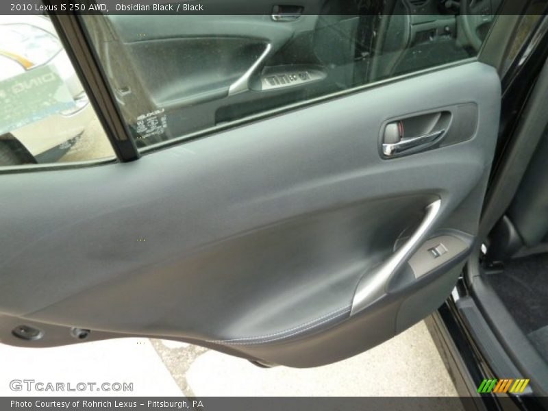 Obsidian Black / Black 2010 Lexus IS 250 AWD