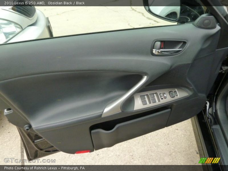 Obsidian Black / Black 2010 Lexus IS 250 AWD